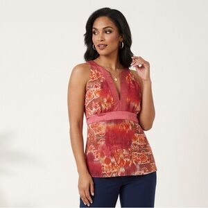 Weston Wear 100 % Silk sleeveless top